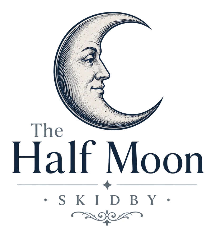 The Half Moon, Skidby logo
